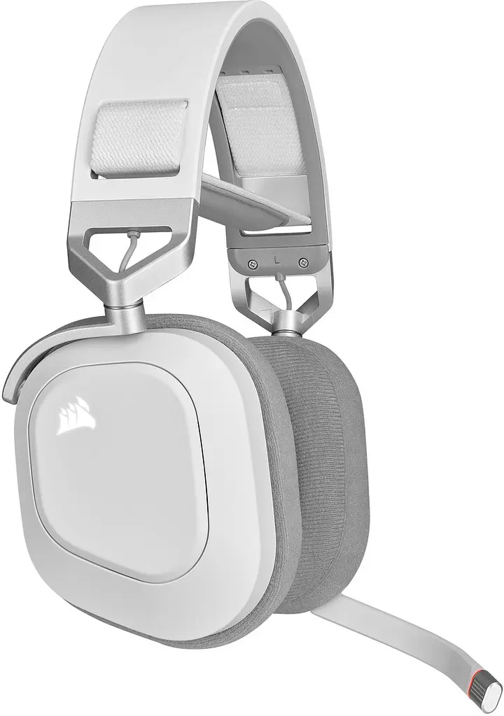 Навушники бездротові ігрові Corsair HS80 RGB Wireless (CA-9011236) білі - фото 2