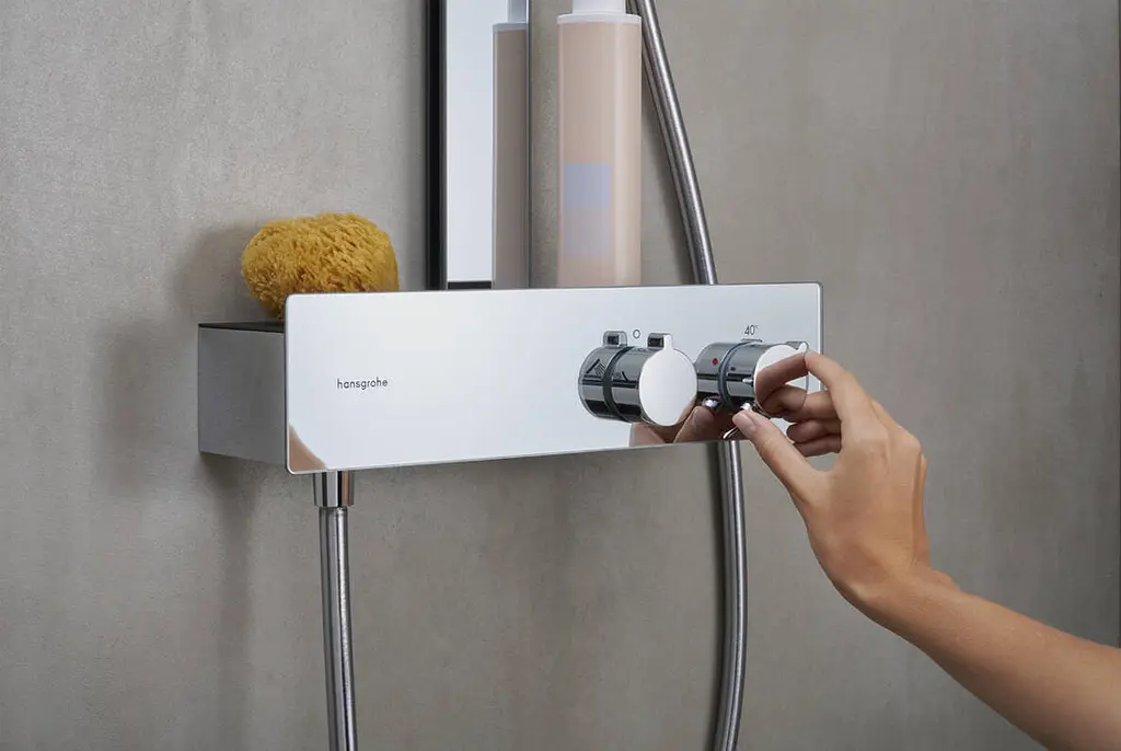 Душова система з термостатом Hansgrohe Rainfinity 250 1jet EcoSmart chrome 28742000 - фото 2