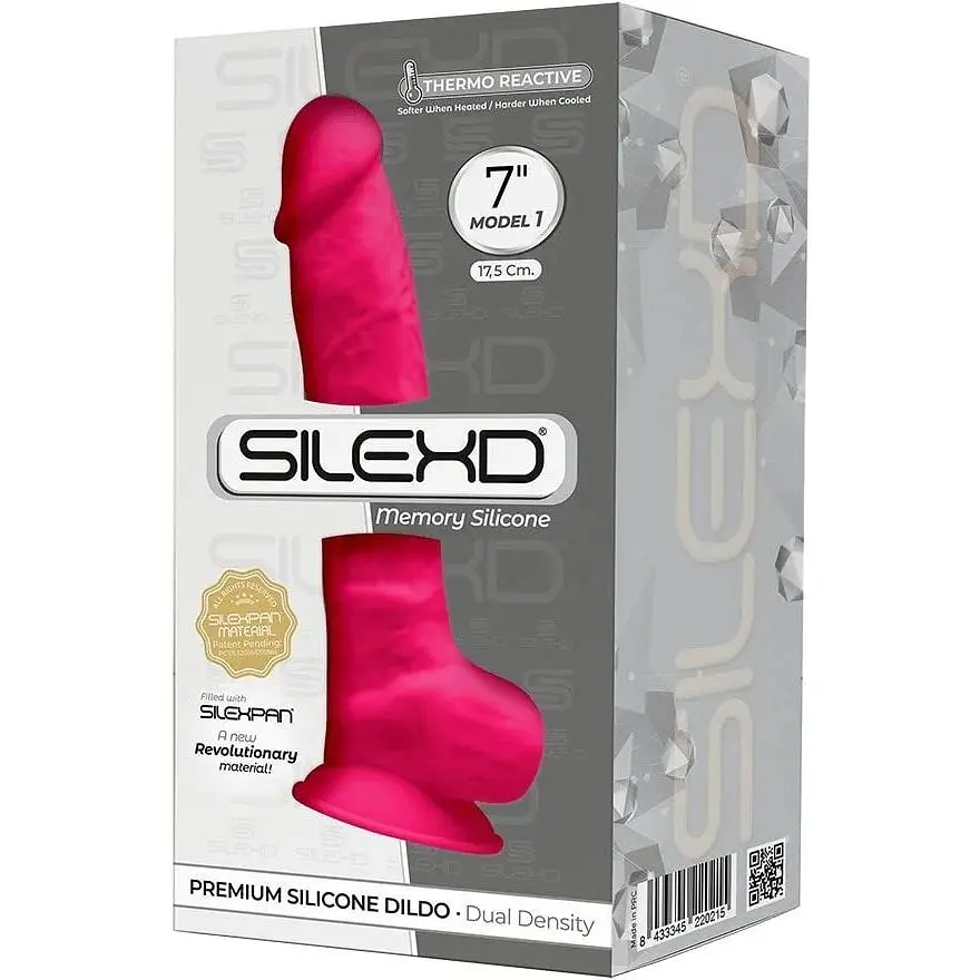 Фалоімітатор SilexD Johnny Pink (MODEL 1 Size 7in) - фото 3