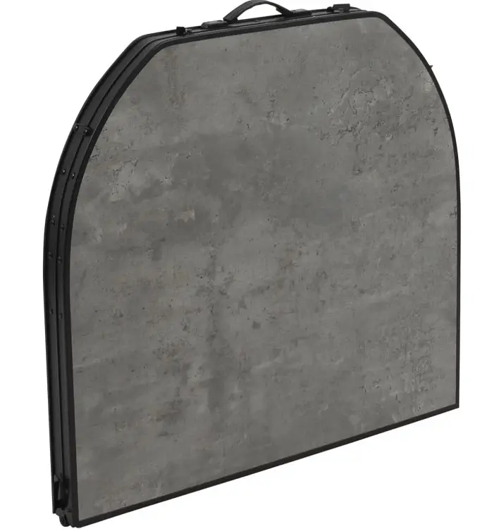 Стіл Bo-Camp Northgate Oval 150x80 cm Black/Grey (1404188) - фото 10
