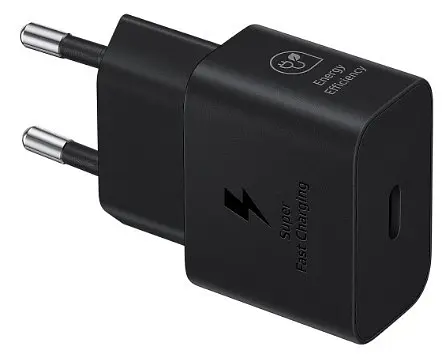 Сітчастий зарядний пристрій Samsung 25W Travel Adapter Чорний (EP-T2510NBEGEU) (6921944)