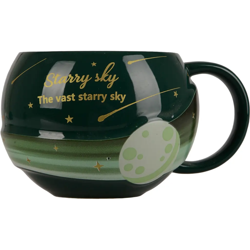 Чашка Led Starry Sky с крышкой и ложкой 300 мл (B060375) - фото 4