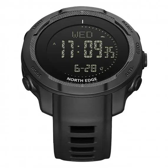 Годинник чоловічий наручний North Edge Vertico з компасом (Чорні) - фото 3