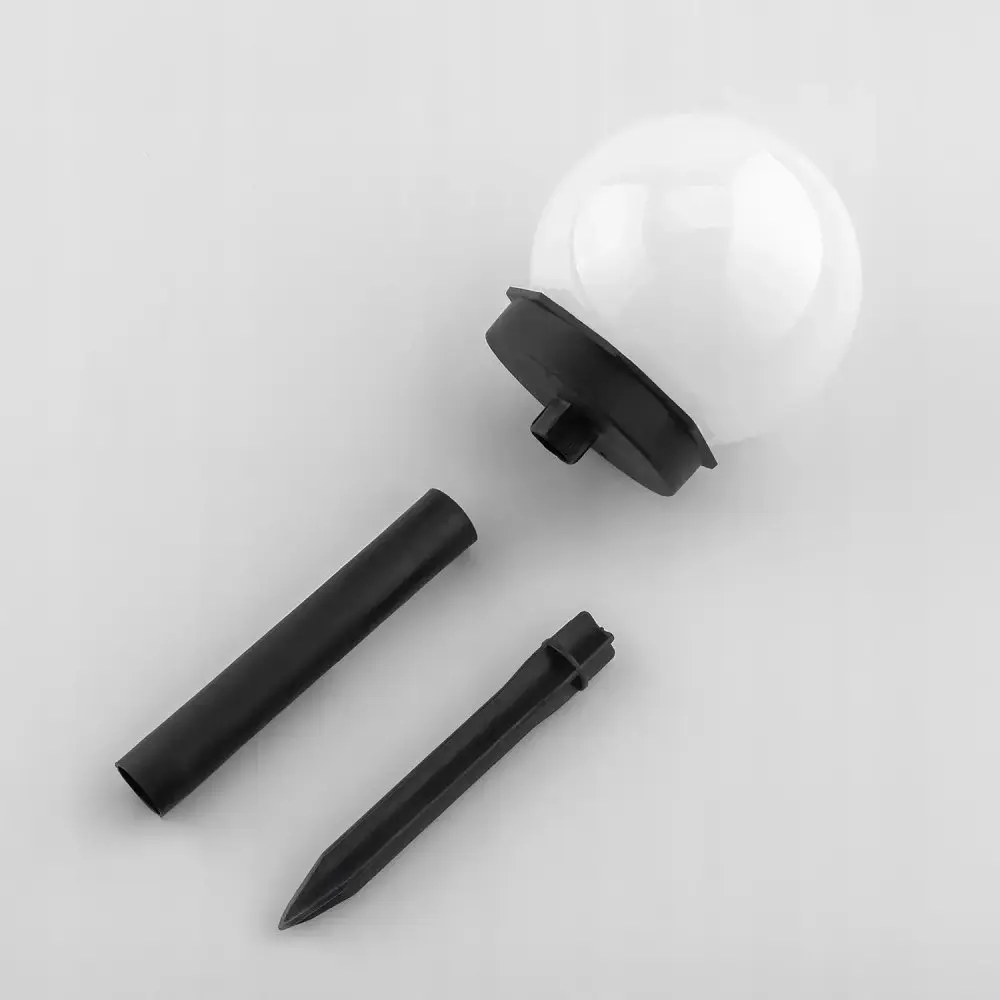 Набір білих садових куль Lumiled Atris 10 см на сонячній батареї 6 шт. - фото 2