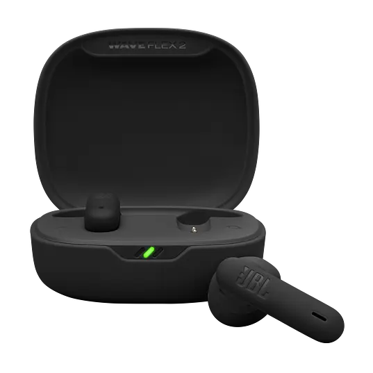 Навушники бездротові JBL Wave FLEX 2 стерео в кейсі чорні (JBLWFLEX2BLK) - фото 3