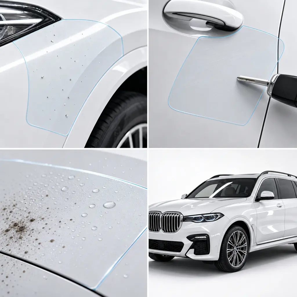 Антигравійна захисна бронеплівка за лекалами для BMW X7 G07 2019-2022 - повний кузов - фото 3