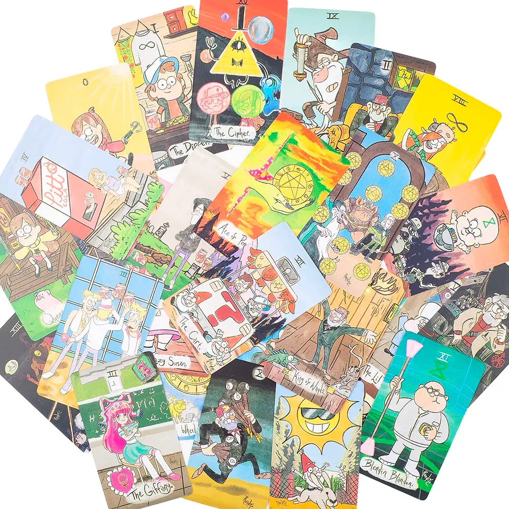 Таро Tarot Deck Гравіті Фолз Gravity Falls The Mystery Tarot 78 штук в комплекті 10 см - фото 4