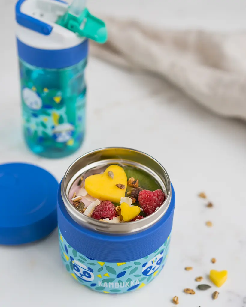 Термоконтейнер для їжі Kambukka Bora Chief Panda, 400 мл, синій з зеленим (11-06001) - фото 5