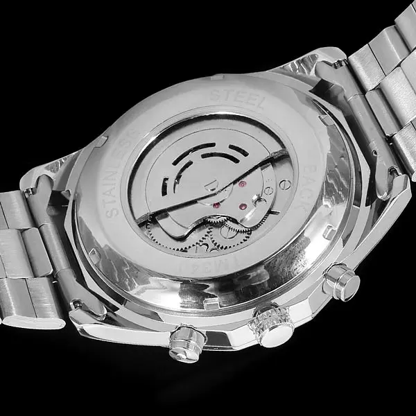 Наручний годинник чоловічий Winner Titanium Сріблястий (130) - фото 7