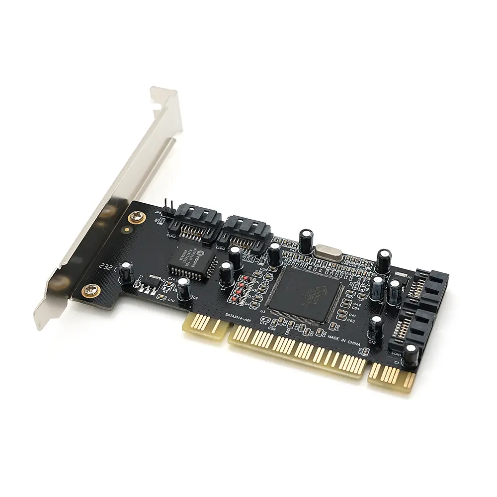 Контроллер Voltronic PCI=>SATA 2.0, SIL3114, 1,5 Гб/с, 4 внутренних порта, RAID, + кабель SATA, BOX - фото 2