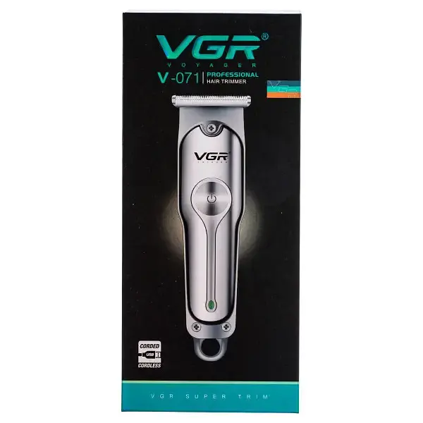 Машинка для стрижки волосся VGR V-071 акумуляторна, сріблястий VGR HP-V-071 - фото 10