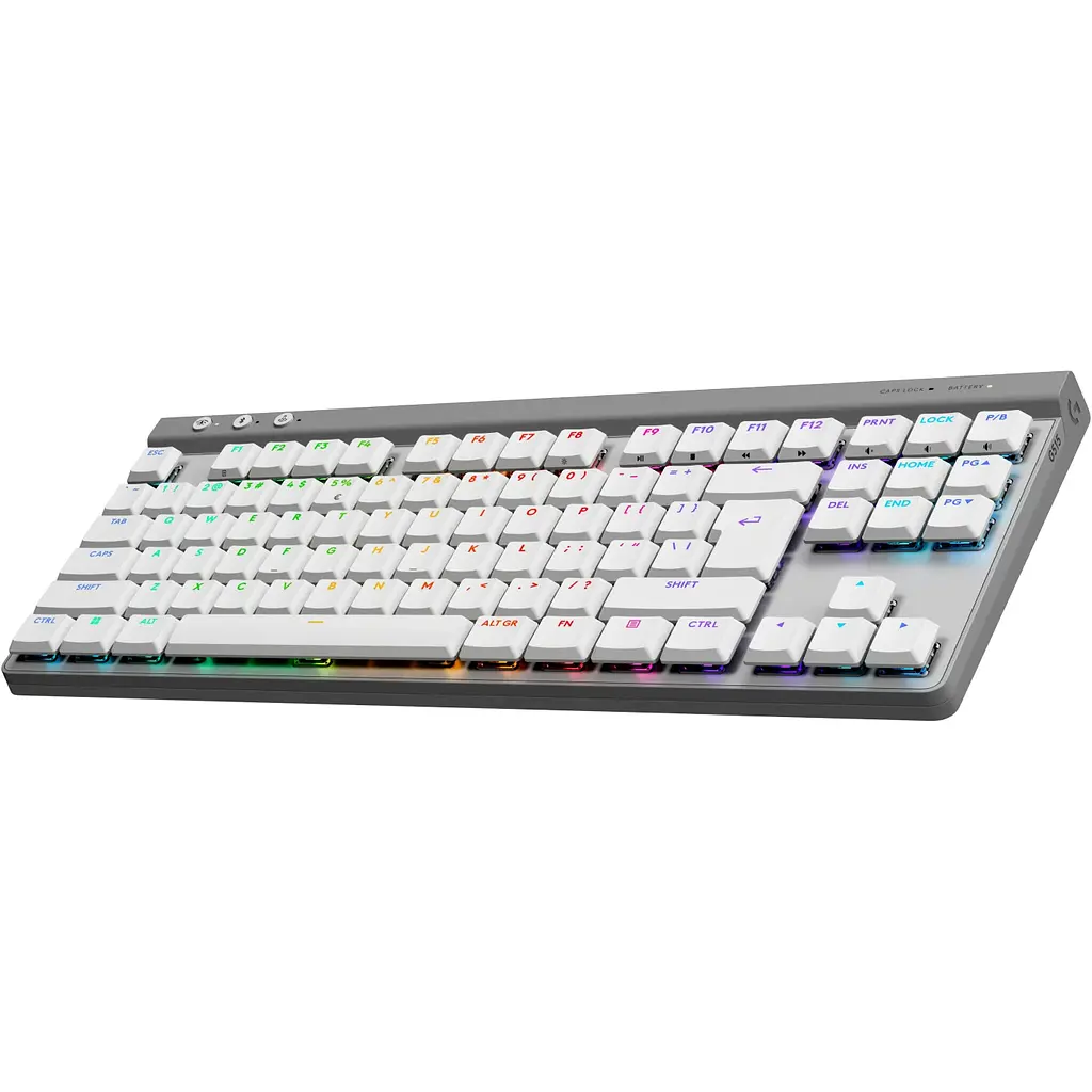 Клавіатура Logitech G515 LightSpeed TKL Mechanical Tactile Wireless White (920-012539) [111361] - фото 4