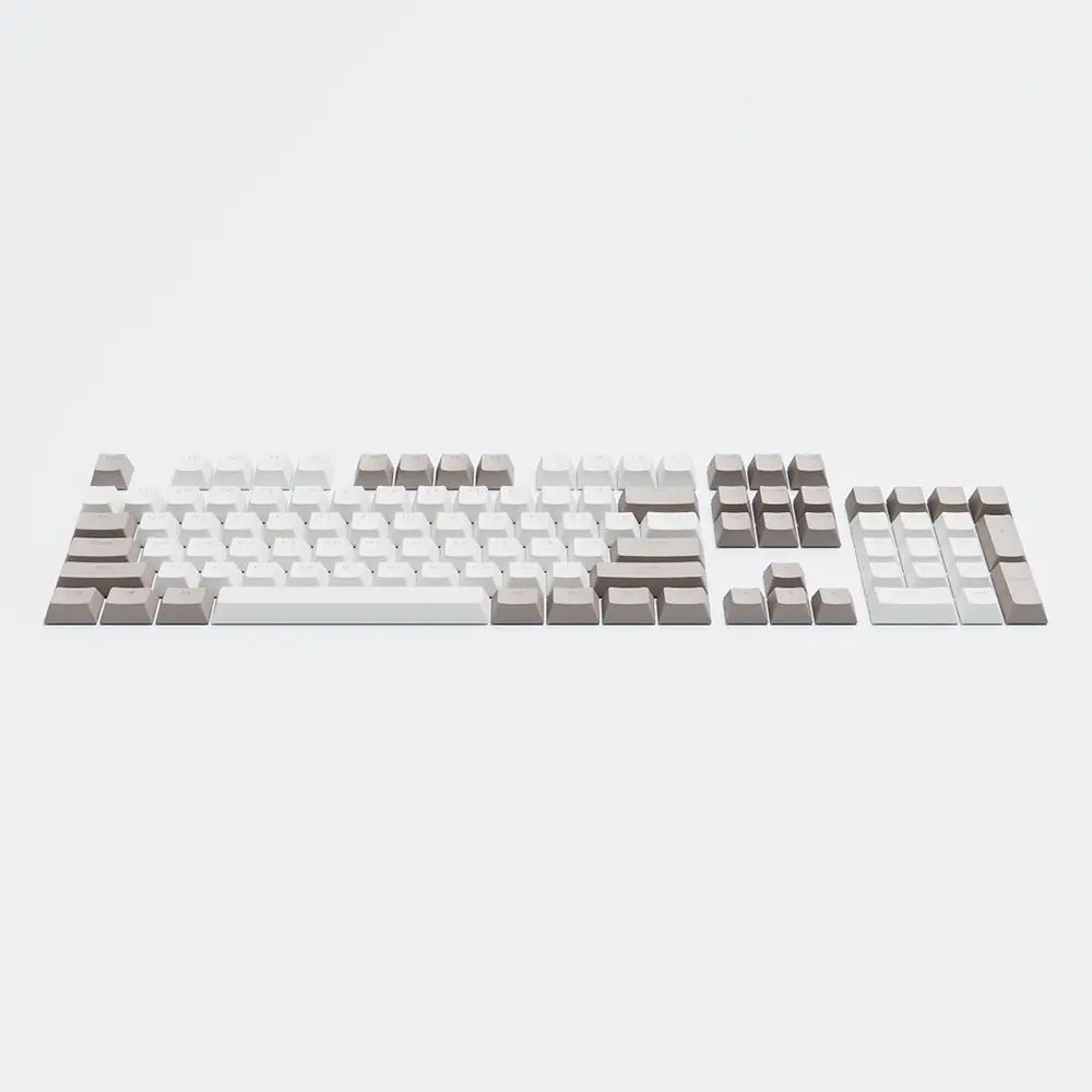 Набір кейкапів Dark Project Keycaps PBT Dark Project KS-48 (DP-KS-0048) сiро-бiлi - фото 4
