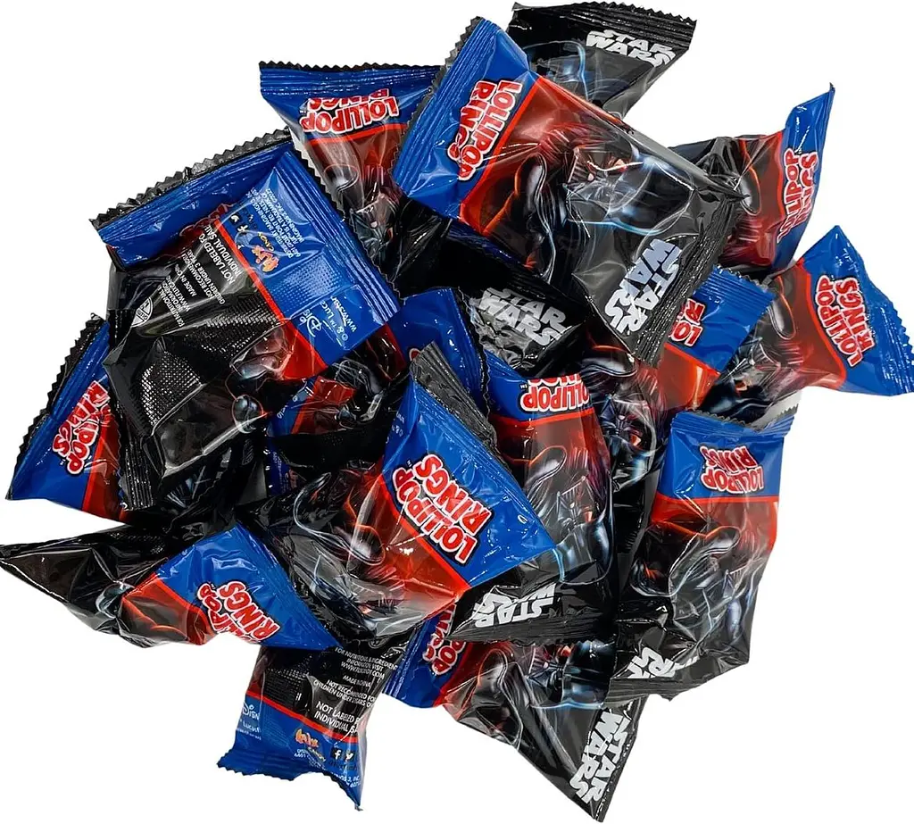 Кільця-льодяники Star Wars Candy Lollipop Rings 18шт, 216г - фото 4