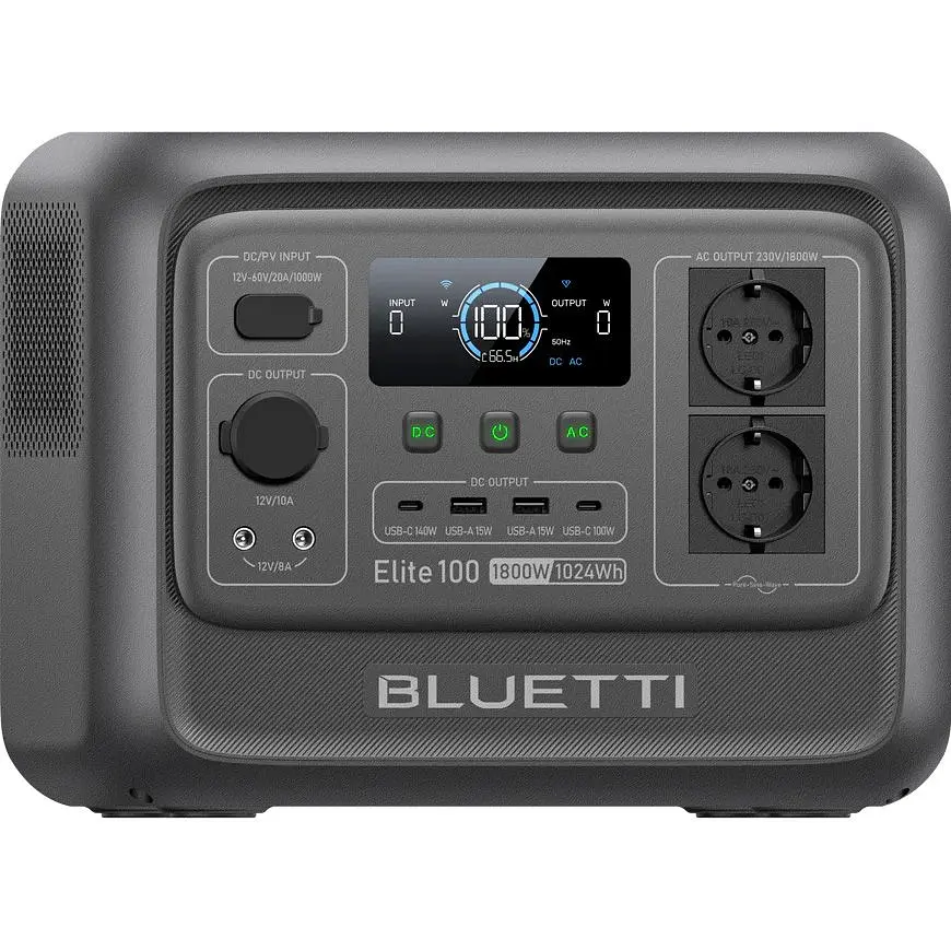 Зарядна станція BLUETTI Elite 100 V2 1800W (P-EL100V2-EU-GY-BL-010) [148780] - фото 2