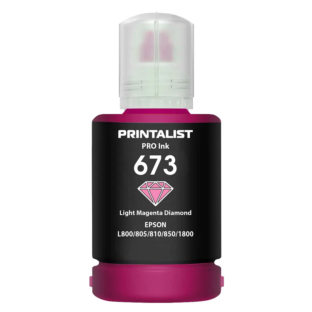 Чорнило PRINTALIST 673 для Epson L800 140г Light Magenta водорозчинне (PL673LM) - фото 5