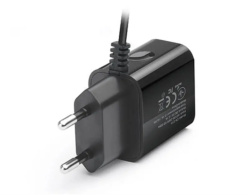 Зарядний пристрій Real-el CH-217 2USB 2.1A Black та кабель Lightning - фото 5