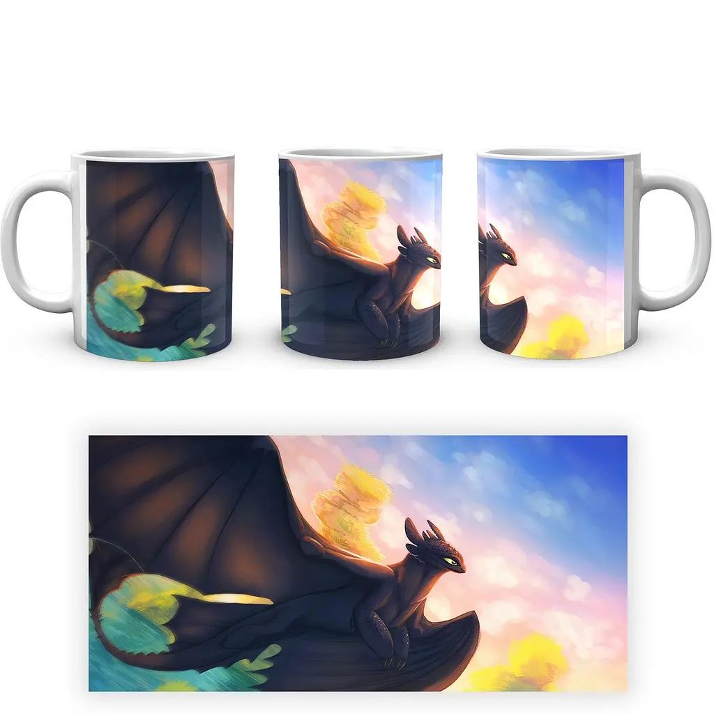 Кухоль GeekLand How to Train Your Dragon Як приборкати дракона HTD 07 330 мл білий - фото 4