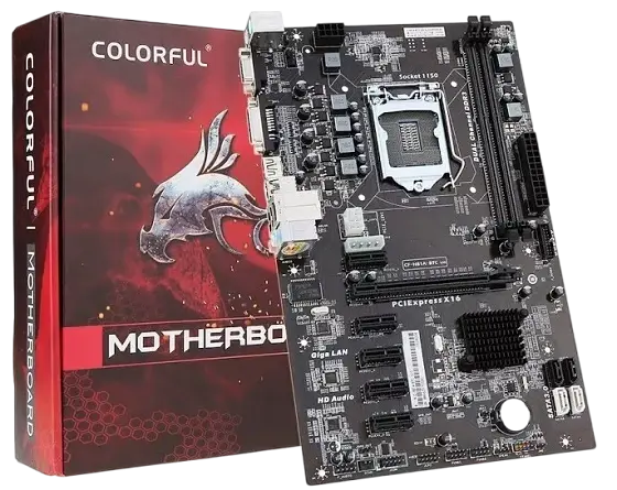 Материнська плата Colorful CF-H81A-BTC V20 LGA 1150 (С.H81A-BTC V20) Б/В - фото 2