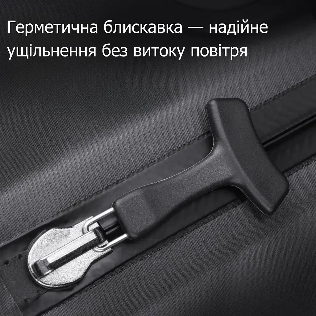 Герметичний мішок Mark Ryden MR_QMDPT_27 з захистом від вологи для подорожей (Чорний) - фото 4