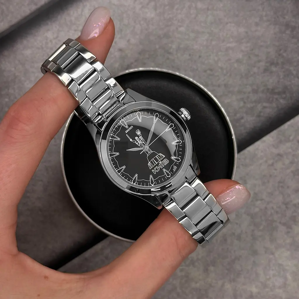 Жіночий наручний годинник 035 Київ II Silver-Black Awarder acs0031938 - фото 3