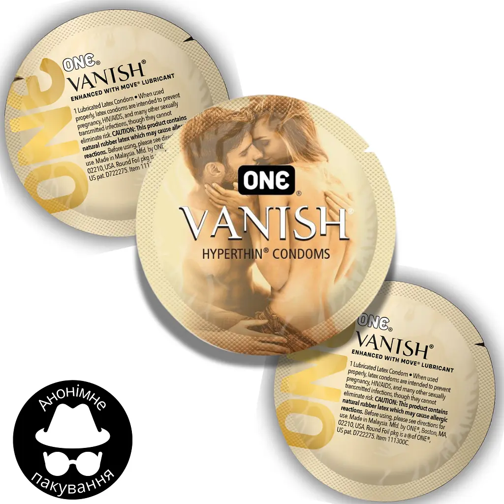 Презерватив One Vanish Hyperthin ультратонкий 1 шт. - фото 3