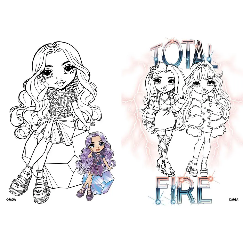 Дитяча книжка-розмальовка "The creative Rainbow" Ідейка LCB12 зі стікерами - фото 2