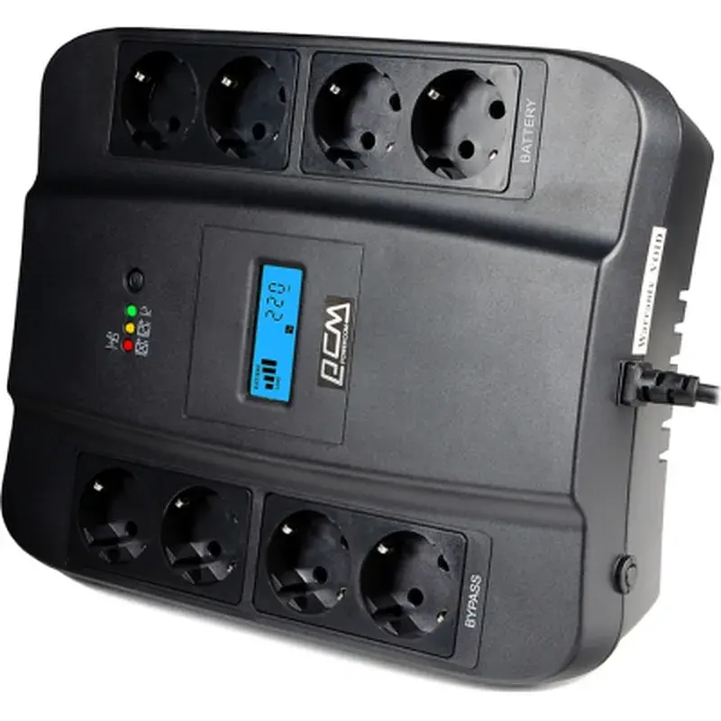 Пристрій безперебійного живлення Powercom SPD-750U Schuko - фото 2