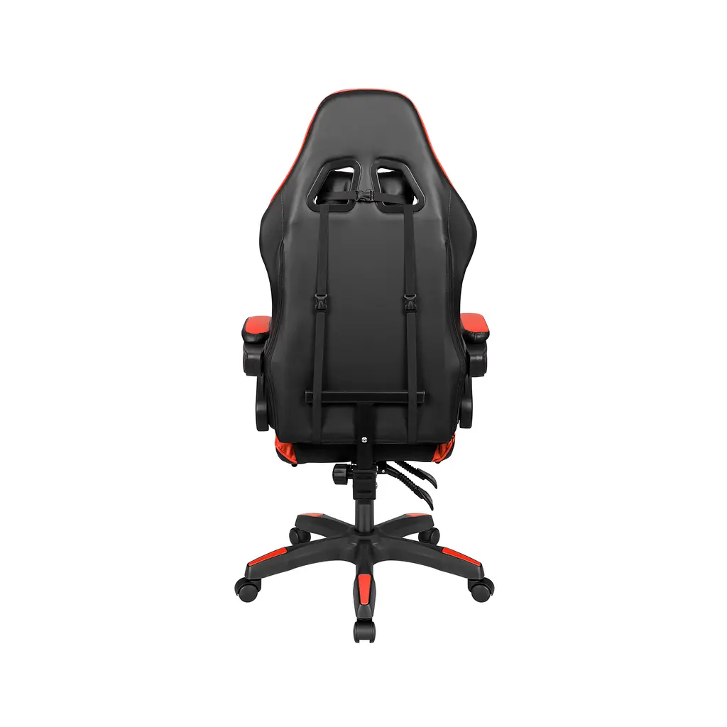 Кресло геймерское Kruger & Matz GX-150 с подставкой для ног Red/Black - фото 5