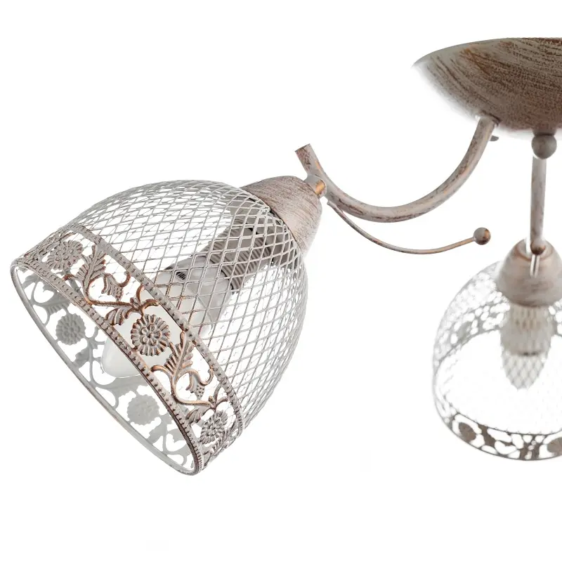 Люстра потолочная Brille в спальню E14 40W GY (BKL-586C/3) - фото 5