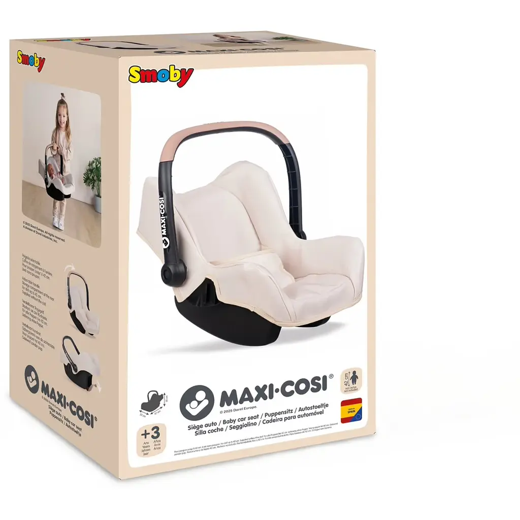 Крісло-переноска для ляльки Smoby Toys Maxi-Cosi 31x48x37 см айворі (7600240244) - фото 2