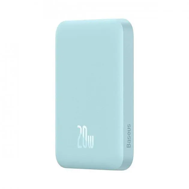 Внешний аккумулятор MagSafe Baseus 6000mAh 20W (PPCX020003) голубой - фото 3