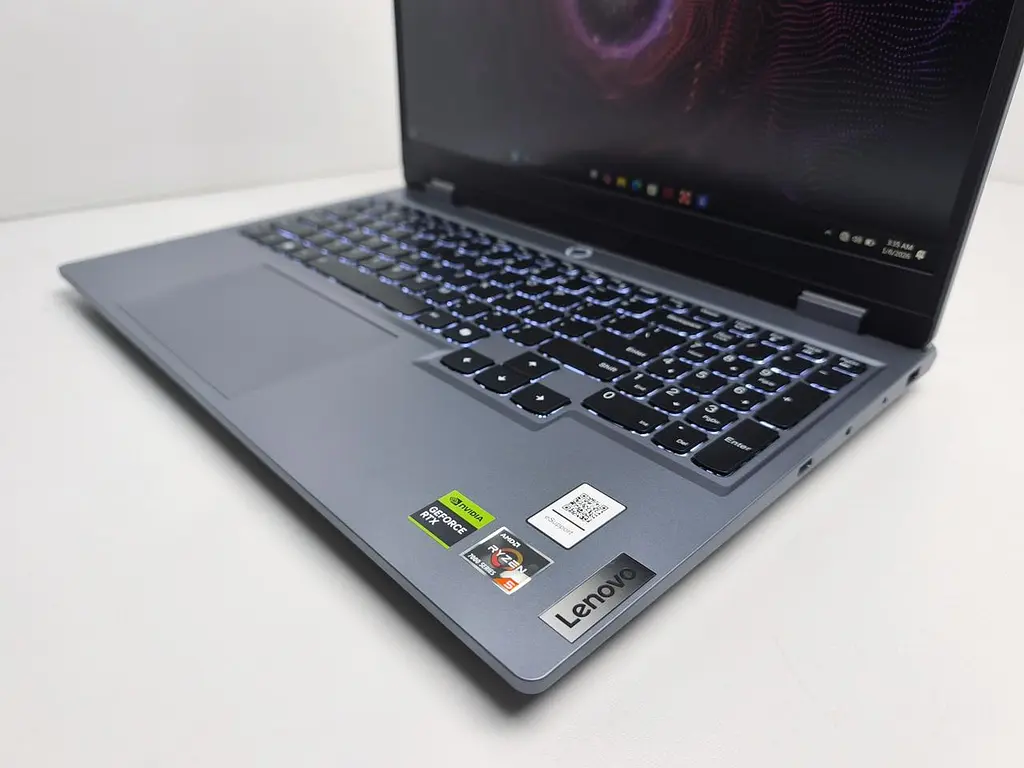 Ноутбук Lenovo 15.6 LOQ 15ARP9 FHD IPS 144Hz/Ryzen 5 7235HS/16GB/512SSD/RTX 4050 6GB/DOS (83JC00LYUS) - фото 9