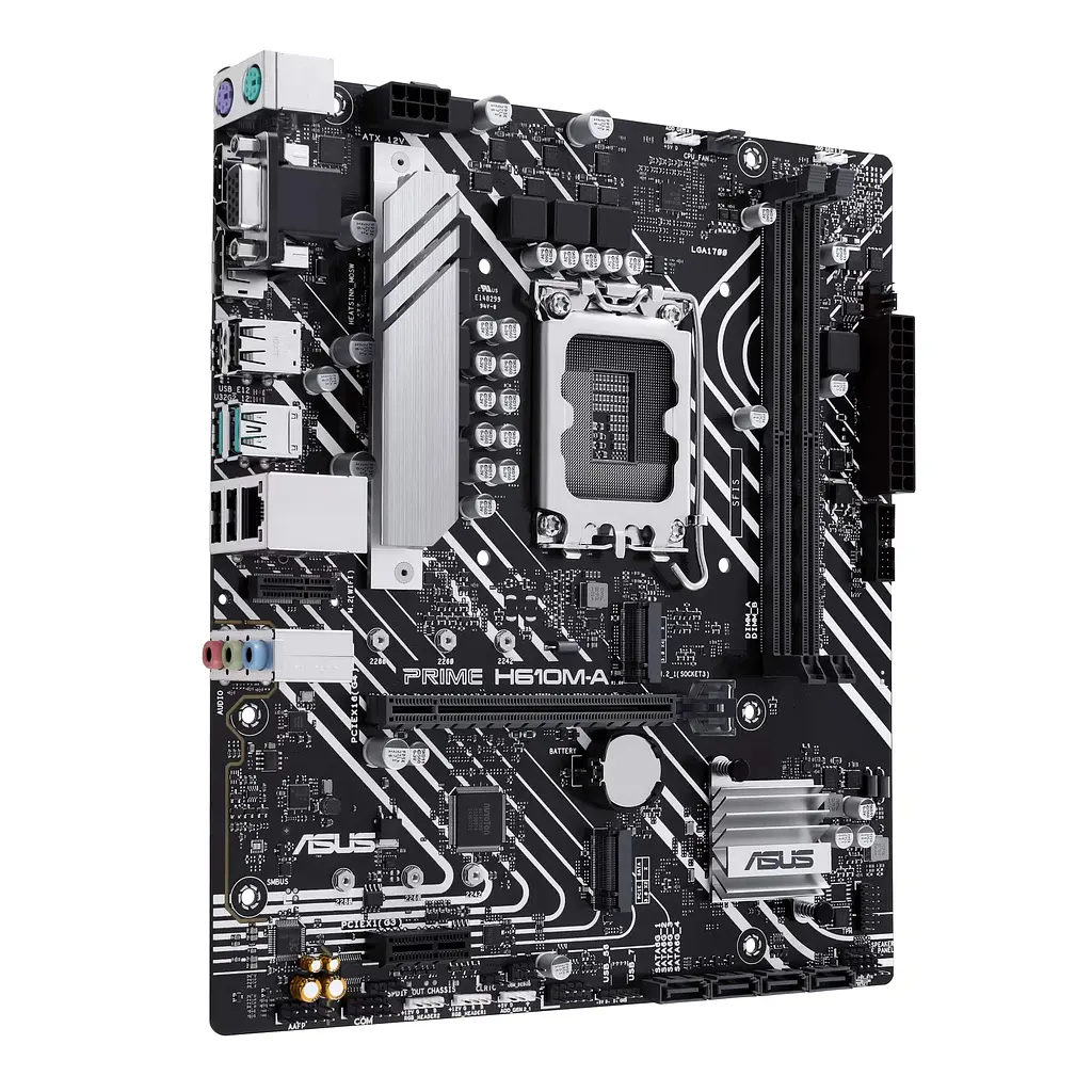 Материнская плата PRIME H610M-A-CSM s1700 H610 2xDDR5 M.2 HDMI D-Sub DP mATX Asus teh0019018 - фото 4