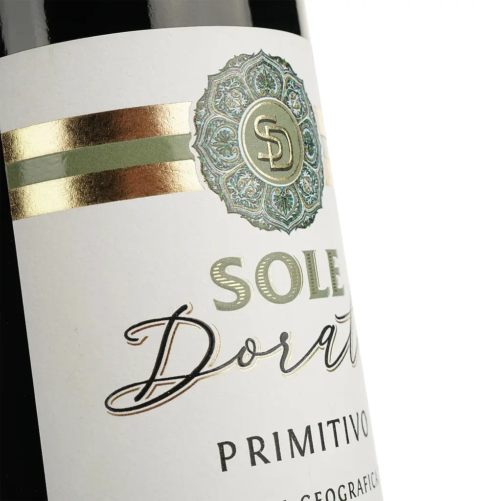 Вино Sole Dorato Primitivo IGP червоне сухе 1.5 л (0.75 л x 2 шт.) - фото 4