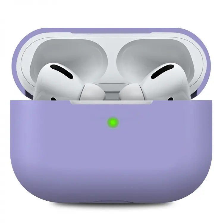 Чехол Ultrathin Silicone Case для AirPods Pro Dark Purple [49716] - фото 2