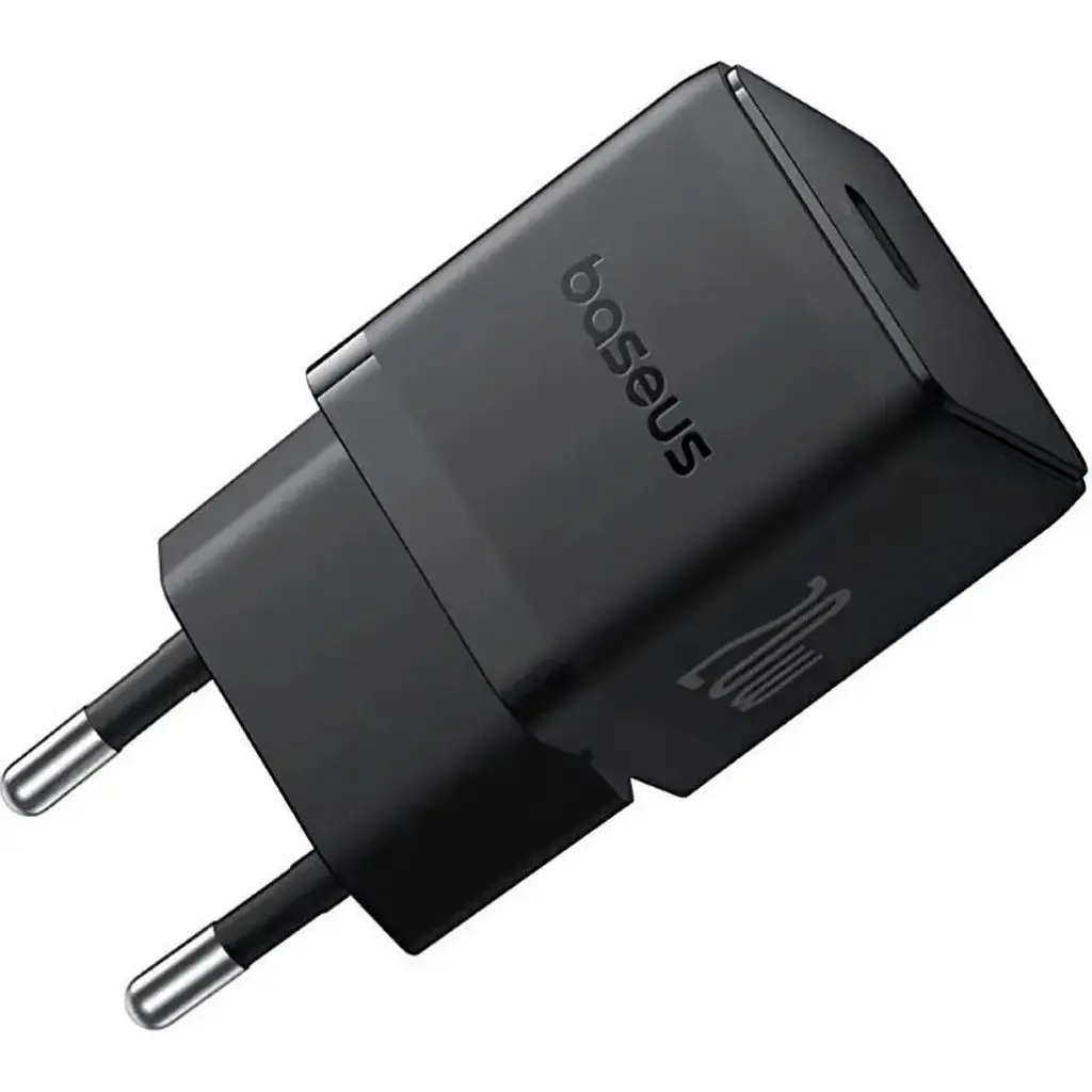 Мережевий зарядний пристрій Baseus Palm 1-USB-C 20W Cluster Black (P10111602113-00) [127629] - фото 4