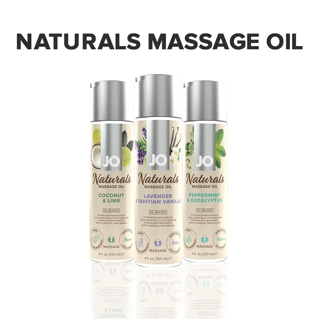 Масажна олія JO Naturals Massage Oil Lavender & Vanilla, 120 мл - фото 5