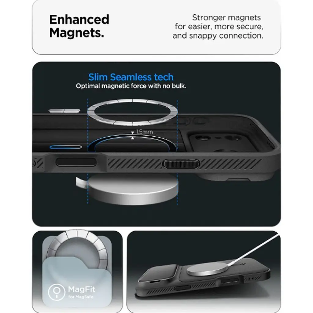 Чохол Spigen Optik Armor для iPhone 17 Pro Max Black (ACS09900) - фото 14