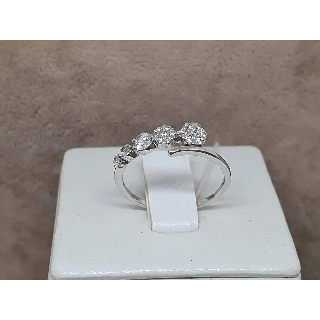 Золотое кольцо Favoritum с фианитами. 111860_Б 16 - фото 5