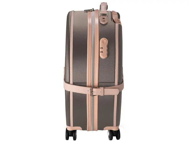 Чемодан Semi Line 20 S Brown/Pink Cream (T5673-2) - фото 4