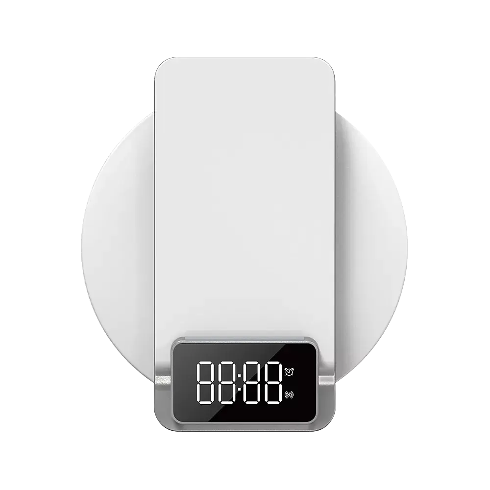 Бездротовий зарядний пристрій WiWU M11 4-in-1 Wireless Fast Charger with Time Clock and Backligh [73465] - фото 3
