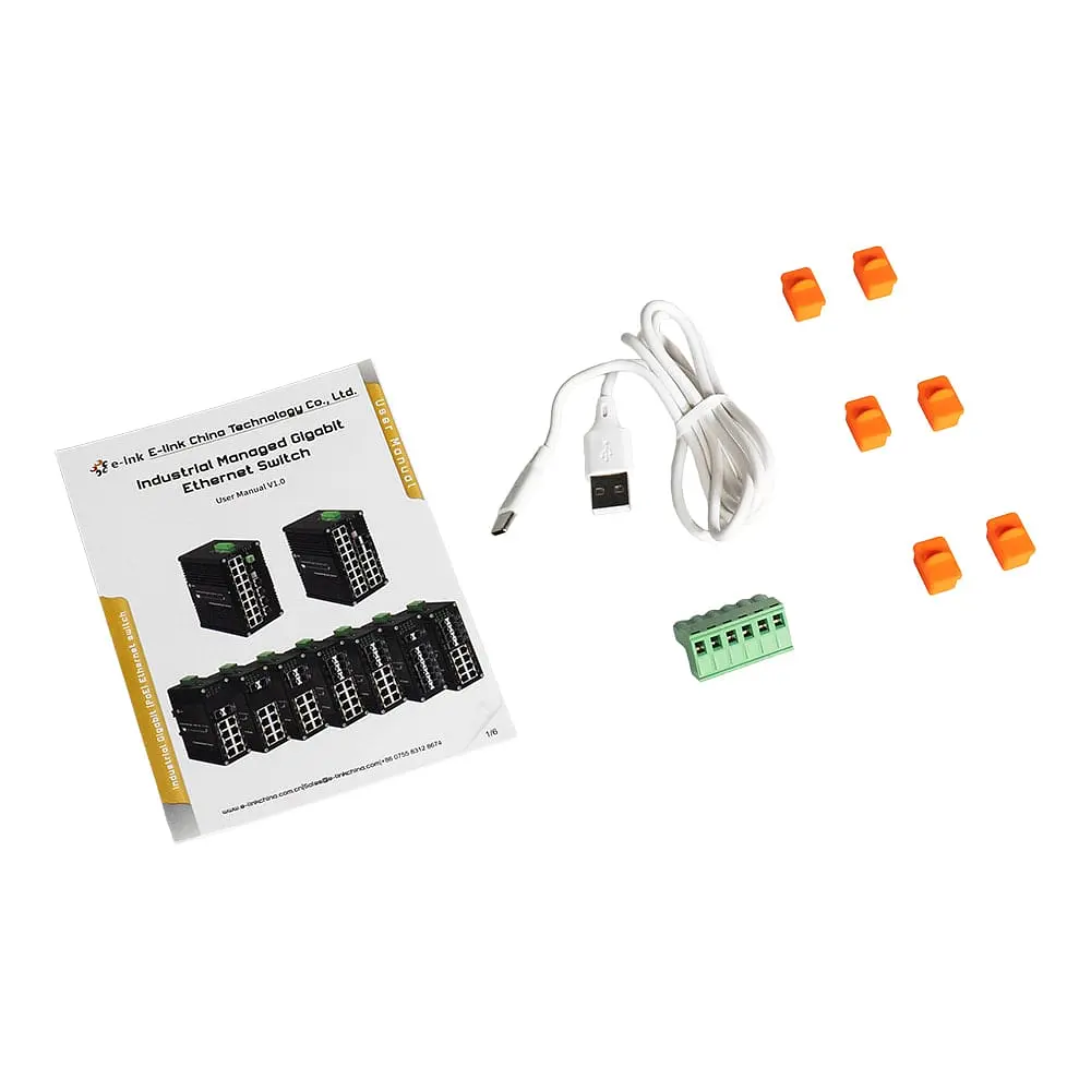 PoE-комутатор 14-портовий керований L2+ E-LINK ETH-IMC2408MP гігабітний з 8 портами PoE, 240W (73-00150) - фото 11