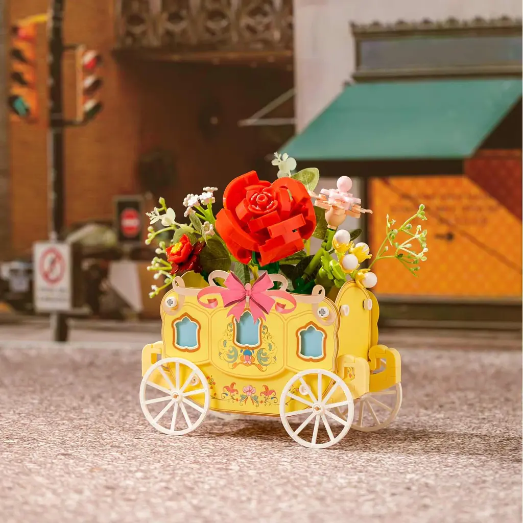 Конструктор Pantasy Original - Flower Cart Кошик із трояндами (15027) - фото 2