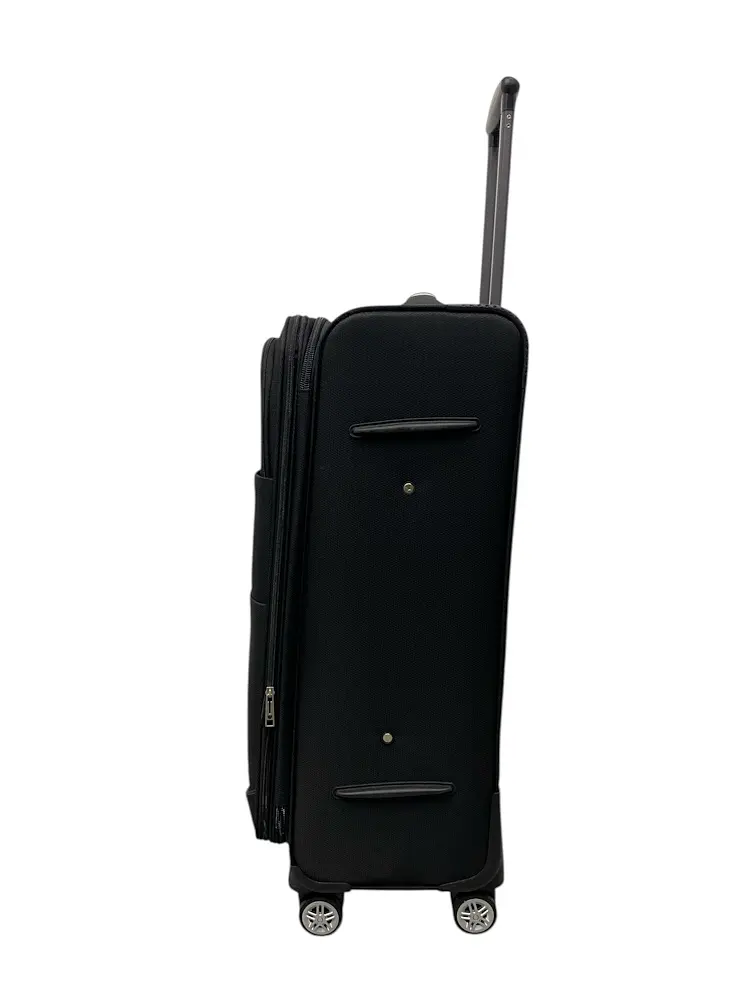 Валіза велика Worldline Airtex 620 поліестер XL Чорний - фото 4