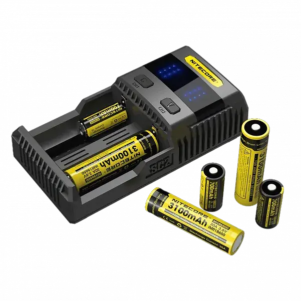 Зарядний пристрій для акумуляторів Nitecore SC2 Чорний (2459663069) - фото 5