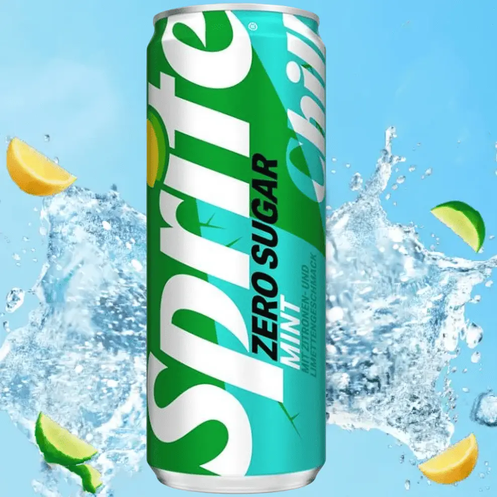 Газований напій Sprite Chill Zero Sugar Mint Zitrone Limette 330 мл - фото 4