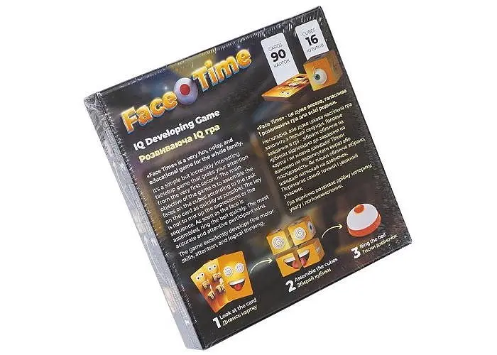 Настільна гра Danko Toys Розвиваюча IQ гра Face Time (укр.) (FT-01-01) - фото 3