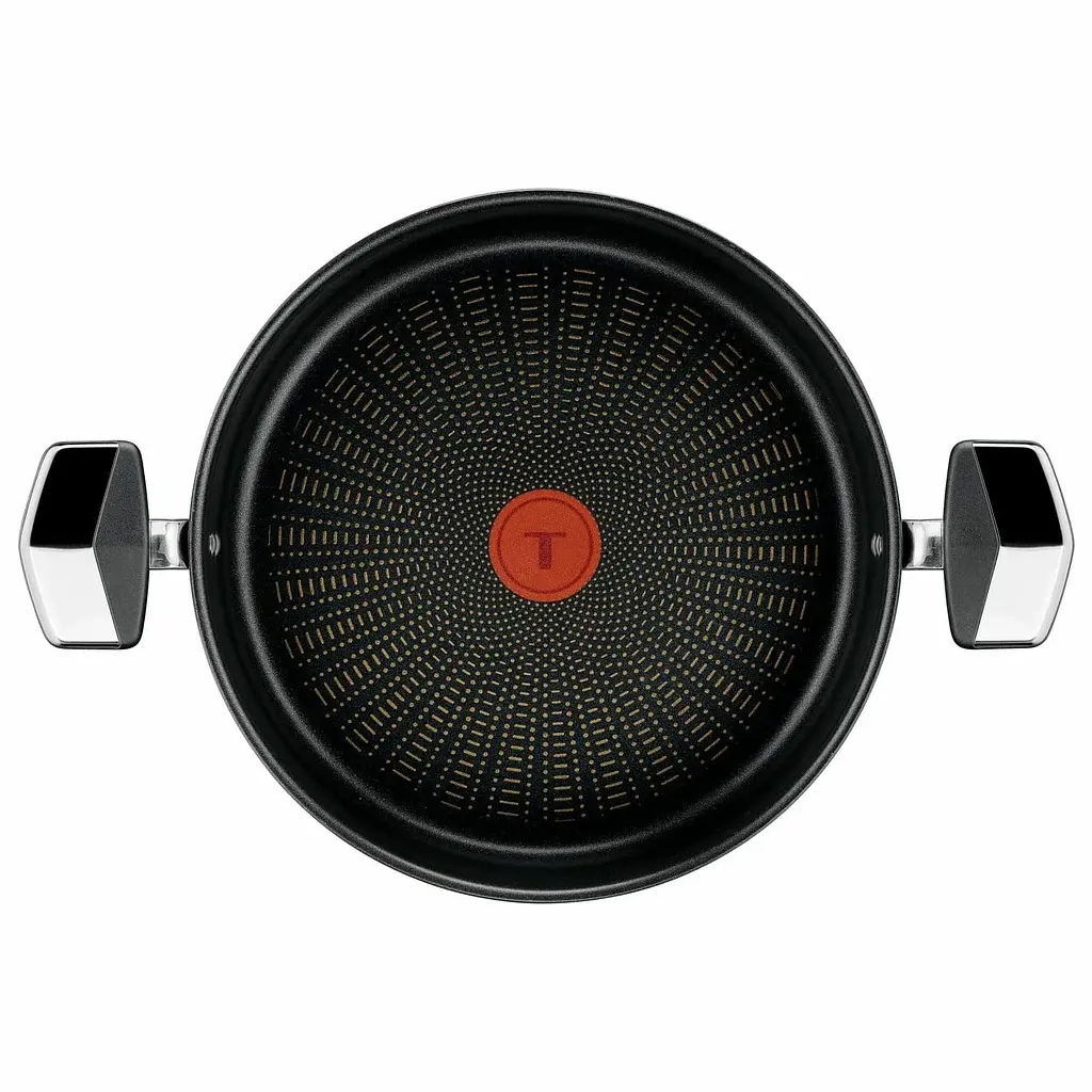 Tefal Сотейник Tefal Excellence+, з кришкою, 26см, нержавіюча сталь, скло, бакеліт, чорний - фото 2
