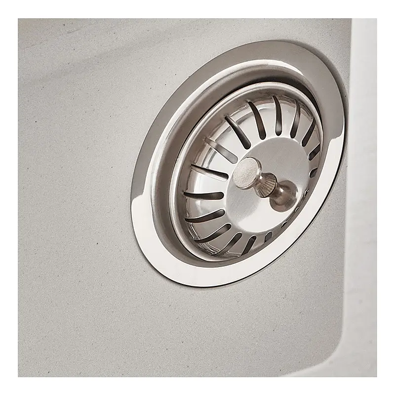 Кухонна мийка Zerix ZS-6250S-01 white ZX4587, Білий матовий - фото 5